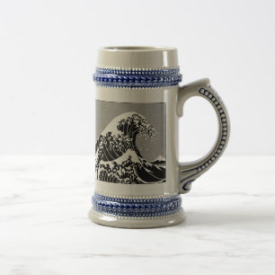CANECA DE CERVEJA ONDA DE HOKUSAI