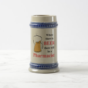 Caneca De Cerveja Onde há cerveja - farmacêutico