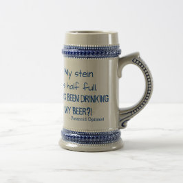 Caneca De Cerveja Optimista paranóide