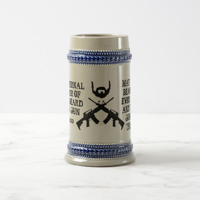 Caneca De Cerveja Ordem fraterno da barba e da arma (Centro)