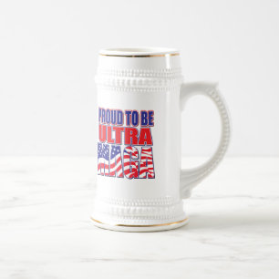 Caneca De Cerveja Orgulhoso Por Apoiar O Presidente Trump