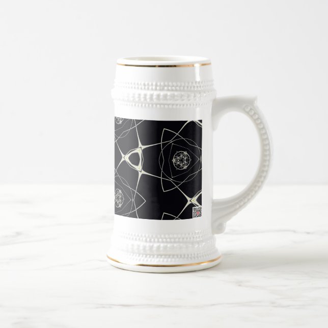 Caneca De Cerveja Ornamento Dourado (Direita)