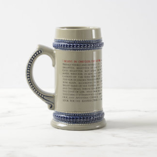 Caneca de cerveja Ortodoxa Cristã Nicene Creed 22o