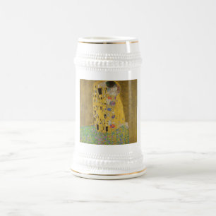Caneca De Cerveja Os Amantes Beijo Abraço por Gustav Klimt