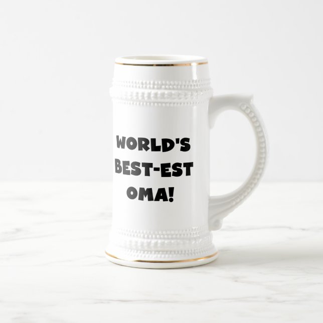 Caneca De Cerveja Os melhores presentes brancos ou negros de óma do  (Direita)