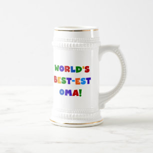 Caneca De Cerveja Os melhores presentes de cores brilhantes de Oma d