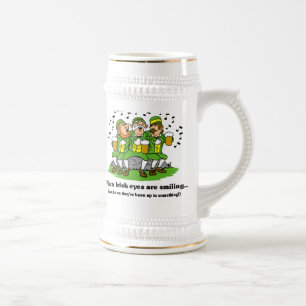 Caneca De Cerveja Os olhos irlandeses estão sorrindo