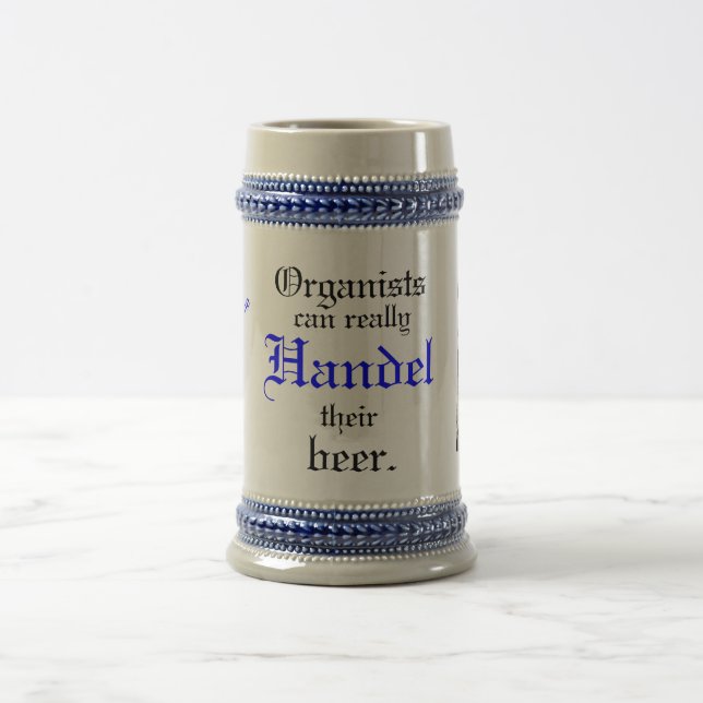 Caneca De Cerveja Os organistas enlatam realmente Handel sua (Centro)