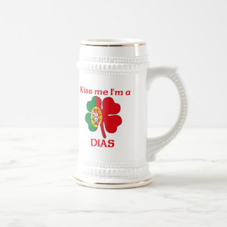 Caneca De Cerveja Os portuguêses personalizados beijam-me que eu sou