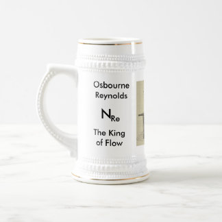 Caneca De Cerveja Osbourne Reynolds, the King of Flow