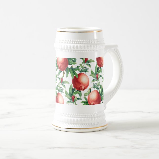Caneca De Cerveja Padrão de Garnet (Frente Esquerda)