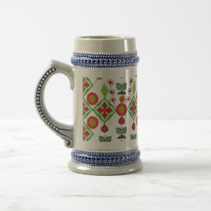 Caneca De Cerveja Padrão de Louças Cósmicas da Galáxia Dançante