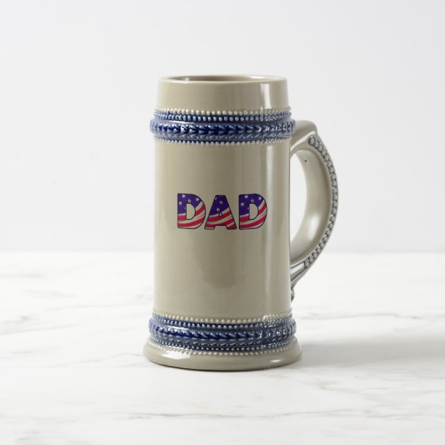 Caneca De Cerveja Pai Americano (Frente Esquerda)