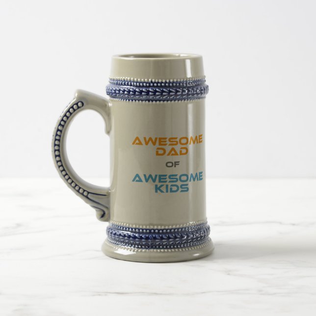 Caneca De Cerveja Pai Incrível de Crianças Incríveis (Esquerda)