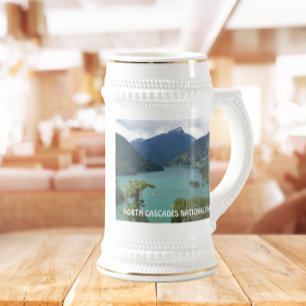 Caneca De Cerveja Paisagem do Parque Nacional das Cascades do Norte