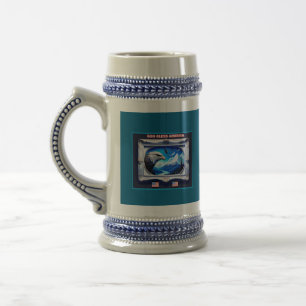 Caneca De Cerveja Paisagem Patriótica Com Montanha Balda de Águia
