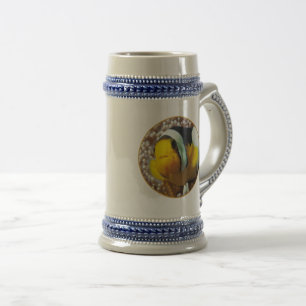 Caneca De Cerveja Palhaço - Fecho! Design fotográfico redondo