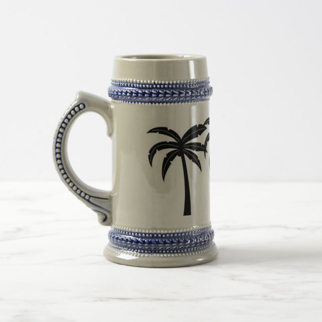 Caneca De Cerveja Palmeiras tropicais (Esquerda)