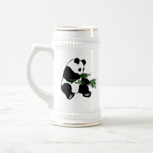 Caneca De Cerveja Panda Gigante Come Bambu