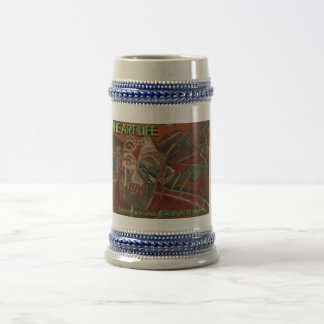 Caneca De Cerveja panfleto de arte vida