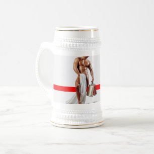 Caneca De Cerveja Papel espiral branco do SlipperyJoe's compras de N