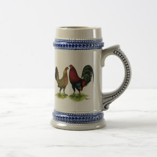 Caneca De Cerveja Par Gamefowl