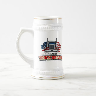 Caneca de Cerveja para Motorista de Caminhão Ameri