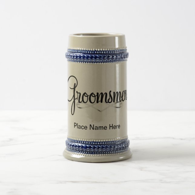 Caneca de cerveja para o presente dos padrinhos de (Centro)