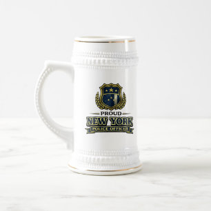 Caneca de Cerveja para Oficial de Polícia Orgulhos