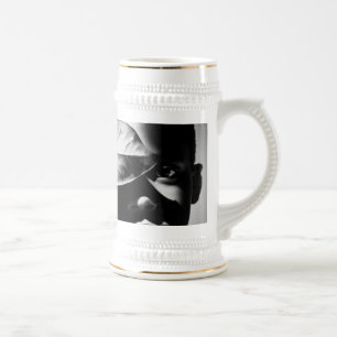 Caneca De Cerveja parcial para vermelho