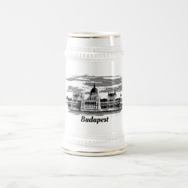 Caneca De Cerveja Parlamento Budapeste Hungria Presentes