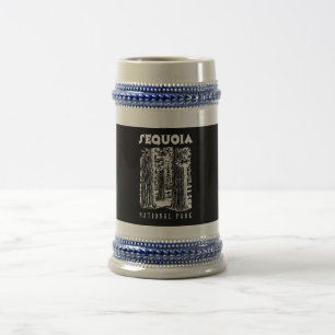 Caneca De Cerveja Parque nacional de sequóia