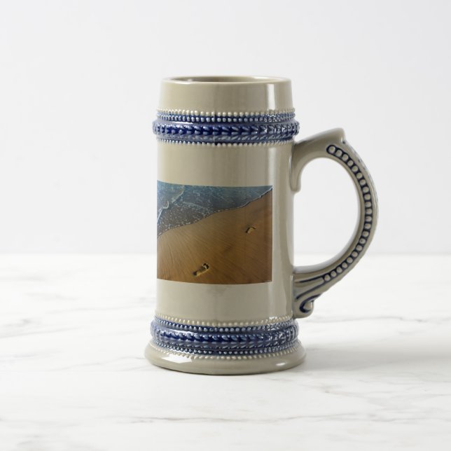 Caneca De Cerveja Passos De Praia (Direita)