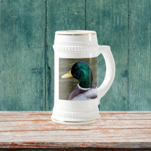 Caneca De Cerveja Pato de Mallard Verde
