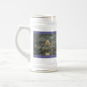 Caneca De Cerveja Paul McGehee "The Capitol by Moonlight" Beer Canec