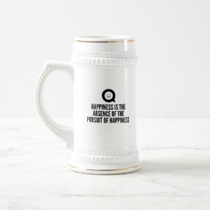 Caneca De Cerveja Perseguição da felicidade