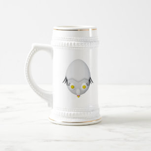 Caneca De Cerveja Personagem de Ovo Excêntrico RG & RA Design Fofo