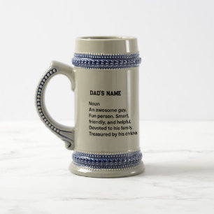 Caneca de Cerveja Personalizada Definição de Pai