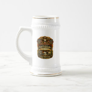 Caneca de Cerveja Personalizada Melhor Veterano