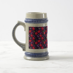 Caneca De Cerveja Personalizado e customizado Borboleta Cereja Fofa
