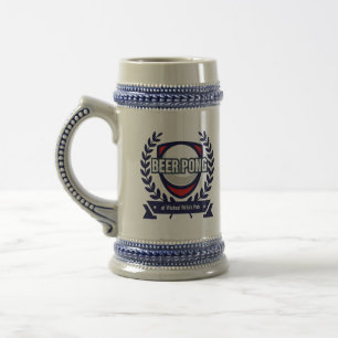 Caneca De Cerveja Personalize Este Logo de Beer Pong