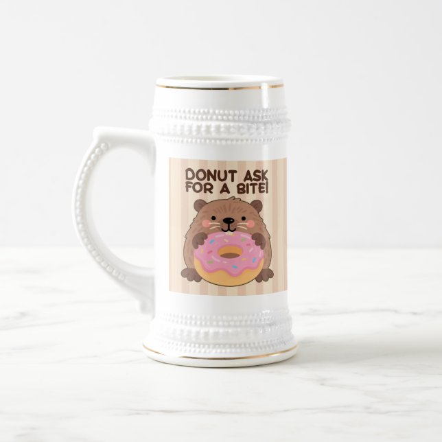 Caneca De Cerveja Personalized A fun play on words Castor & Dona (Esquerda)