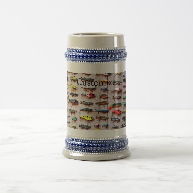 Caneca De Cerveja Pesca Clássica Arrasta Thunder_Cove (Centro)