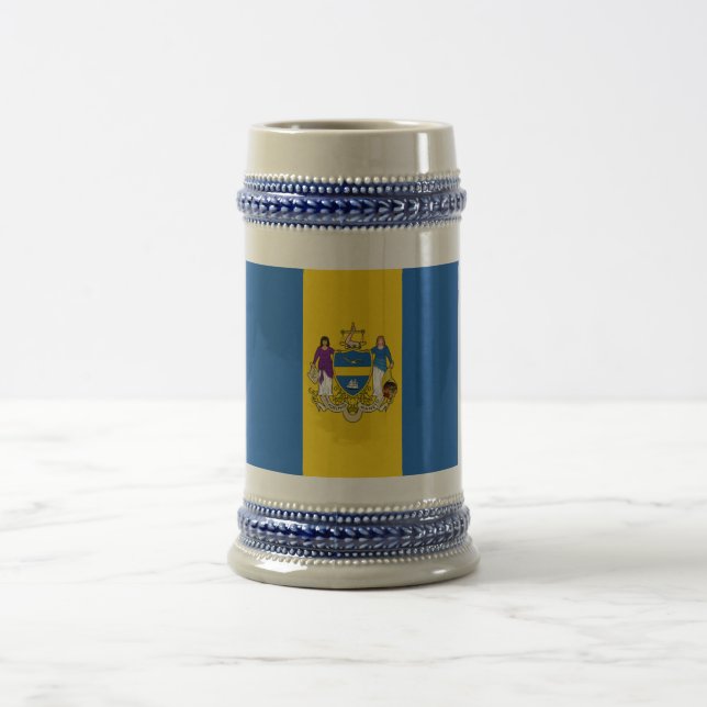 Caneca De Cerveja Philadelphia Flag (Centro)