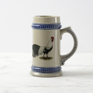 Caneca De Cerveja Phoenix: Galo de Duckings Silver