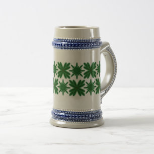 Caneca de cerveja Pine Snowflakes