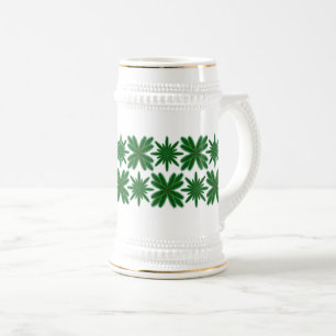 Caneca de cerveja Pine Snowflakes