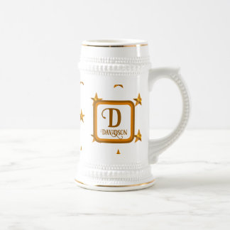 Caneca De Cerveja Pingente de Inicial do Nome da Família Estrela Dou