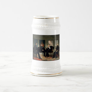Caneca De Cerveja Pintura dos dirigentes sindicais da guerra civil