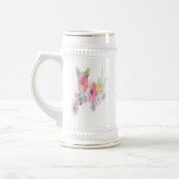 pintura floral em branco